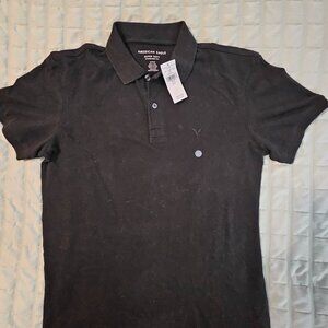 American Black Super Soft Standard Fit Polo Size Small Men’s New With Tags